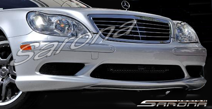 Custom Mercedes S Class Front Bumper  Sedan (2003 - 2006) - $690.00 (Part #MB-023-FB)